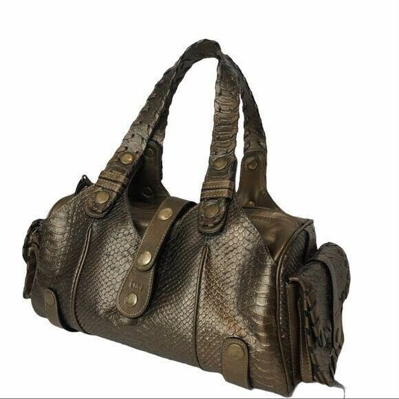 Chloe Handbags - Authentic Chloe Silverado Python Shoulder Bag